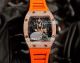 Swiss Replica Richard Mille Capricorn Gypsophila Watch Rose Gold Red Rubber Strap (10)_th.jpg